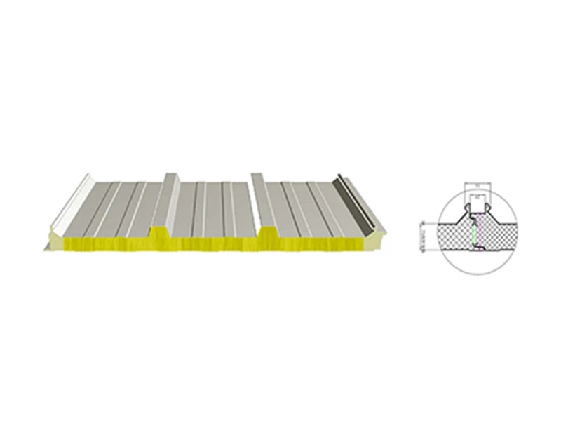European Hidden Nails of the Glass Wool Roof Panel