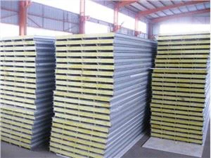 Construction Material Wall Rock Wool Sandwich Panel