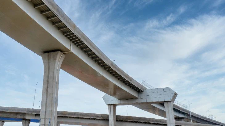 Underbridge Support Of Viaduct